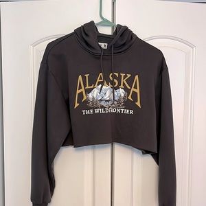 Cropped jacket Medium, grey no wear